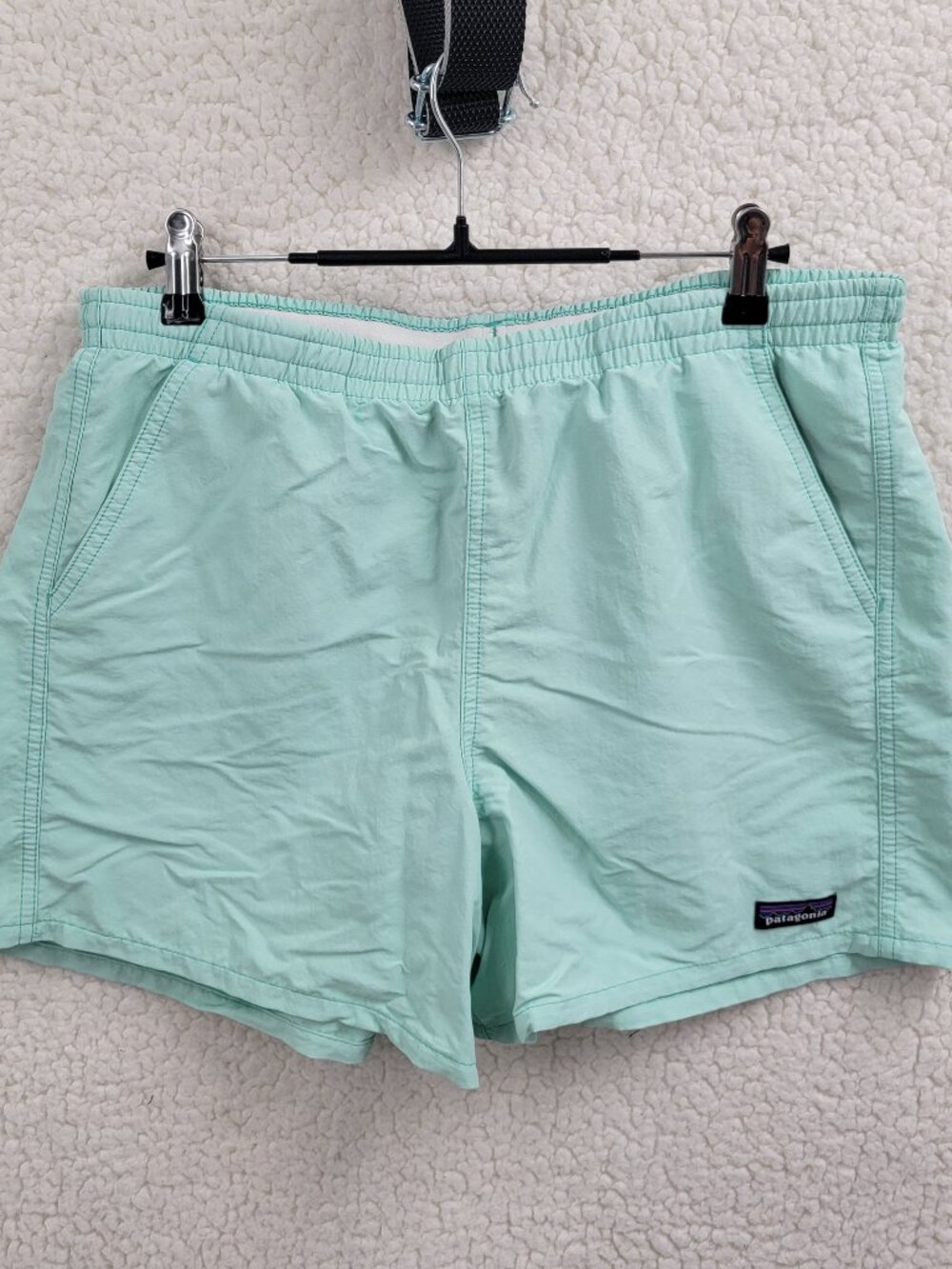 Patagonia Baggies Shorts Men’s Size L Large Mint Green 5" Inseam Swim Trunks
